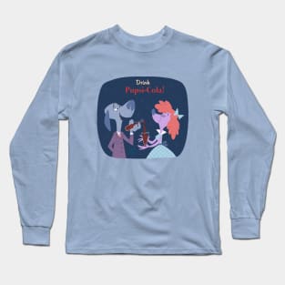 PUPSI-COLA (PEPSI PARODY) Long Sleeve T-Shirt